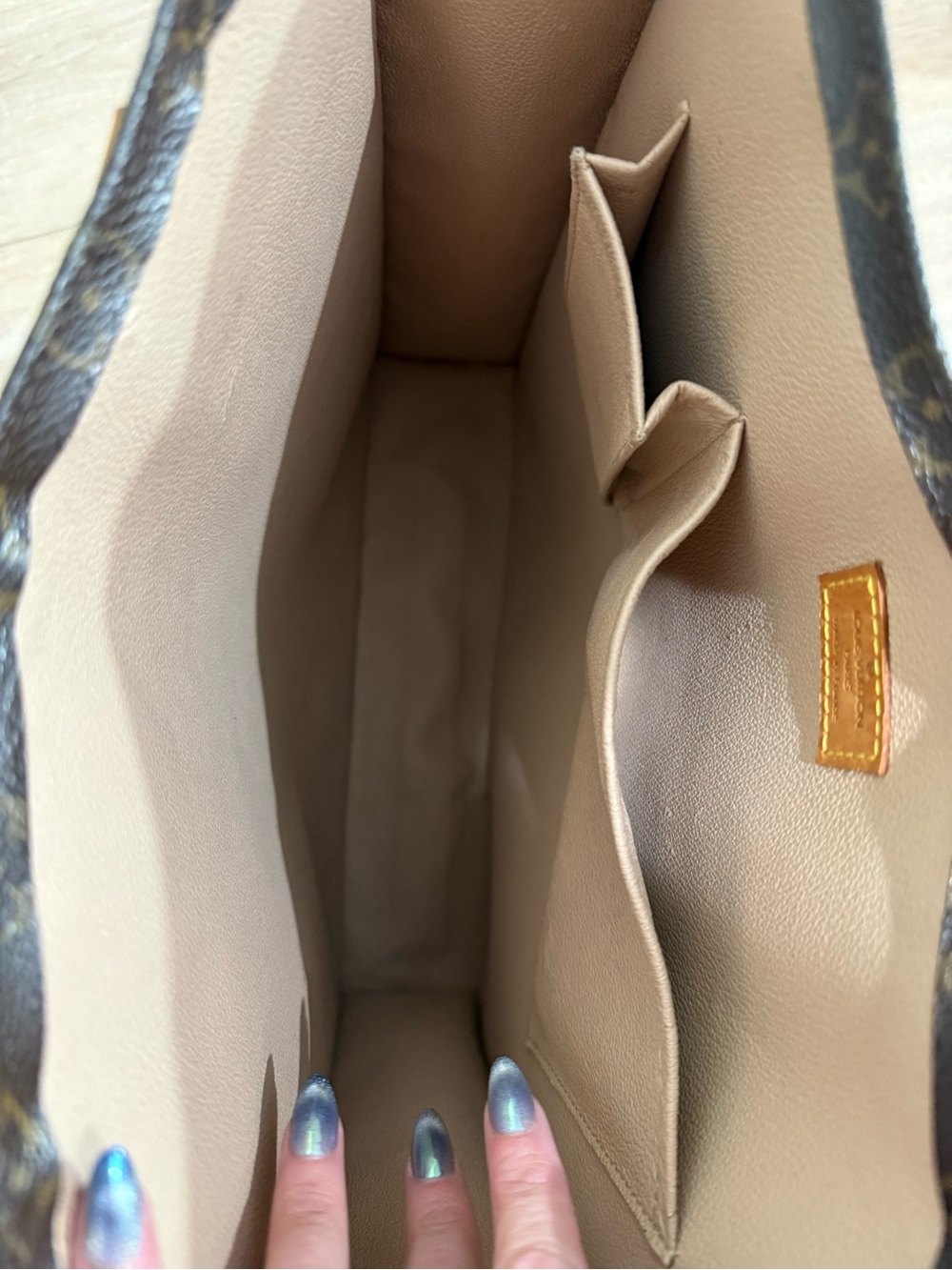 Louis Vuitton Brown Monogram Canvas Sac Plat Tote with Vachetta Handles - Picture 13 of 16
